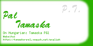 pal tamaska business card